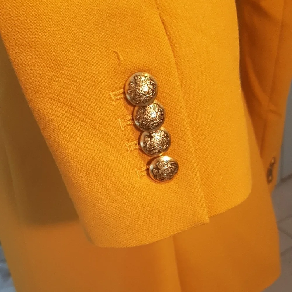 2 PC Banana Republic🔥HARVEST GOLD🔥JACKET➕DRESS Taylored Sz 4 - Picture 6 of 16